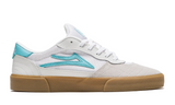 Cambridge (White/Teal) Skate Shoes