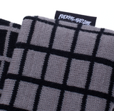 Checker Block Cuff Beanie (Black)