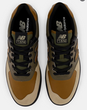 574 Court Skate Shoe (Olive/Black)
