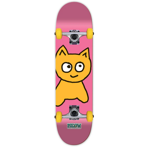 Big Cat Complete Skateboard (Pink) - 7.75
