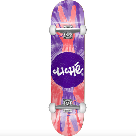 Peace FP Complete Skateboard (Purple/Red) 8.0