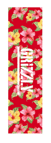 Grizzly Griptape Honolulu Sheet Red