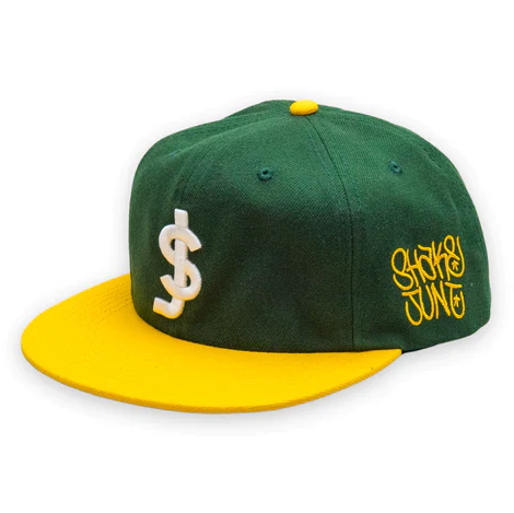 Dank Snapback Cap (Green/Yellow)