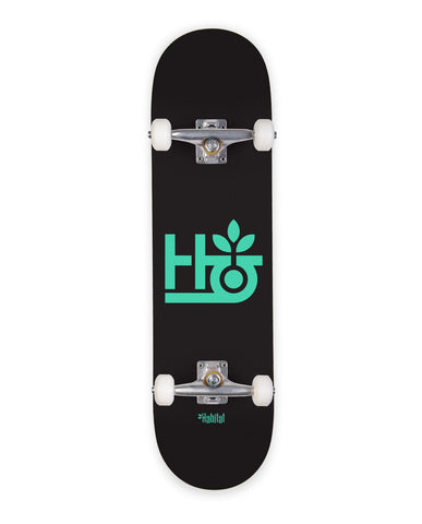 Pod Complete Skateboard (Black/Teal) 8.0