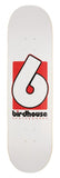 B Logo Deck (White) 8.5