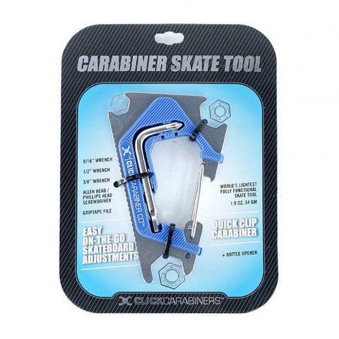 Carabiner Skate Tool 2.0 (Blue/Silver)