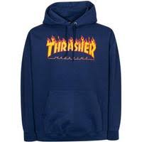 Flame Logo Hoody (Navy)