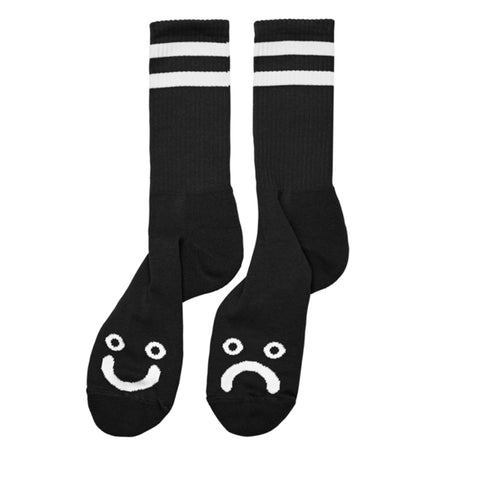 Happy / Sad Socks (Black)