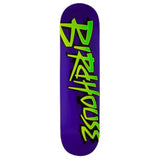 Splatter Logo Deck (Purple) 8.125