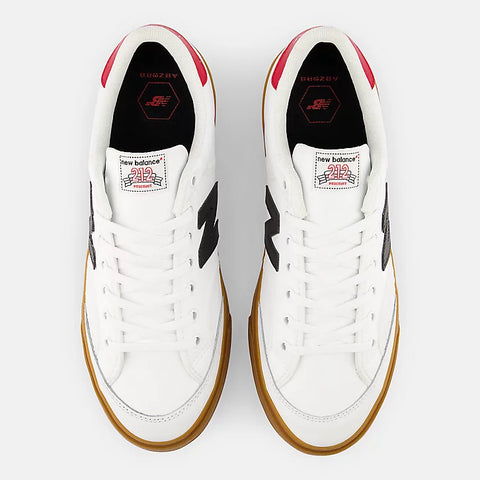 New Balance Numeric 212 Procourt Low White Gum Legacy Skate