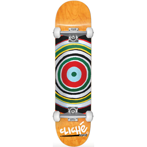 Painted Circle FP Complete Skateboard 8.25
