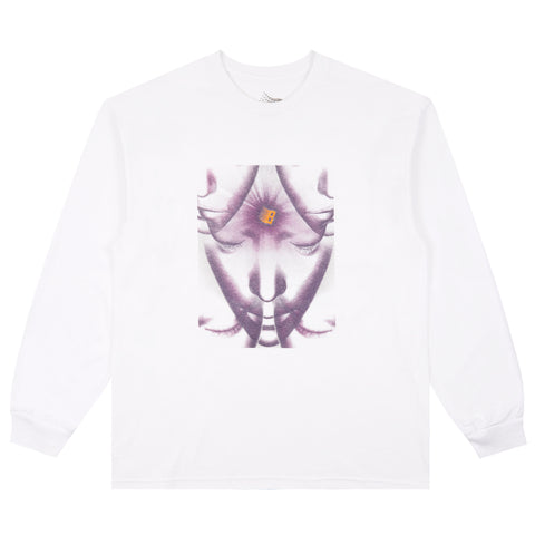 Aura Longsleeve Tee (White)