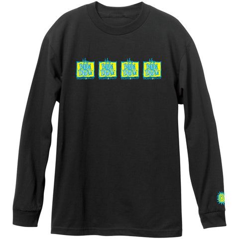 Napkin Logo Long Sleeve Tee (Black)