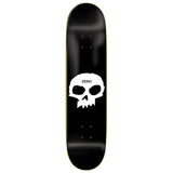Single Skull 8.0 Deck (Black/White)
