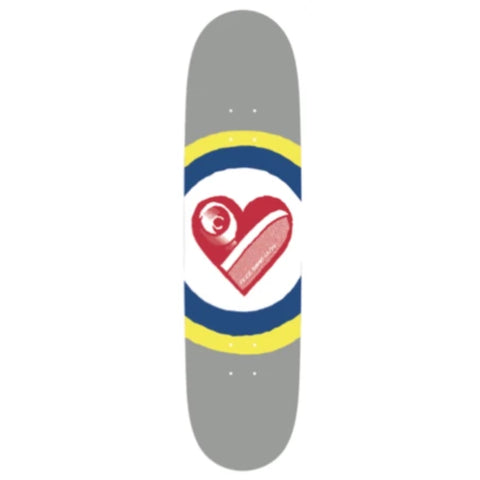 Skate Heart Deck (Grey) 8.25