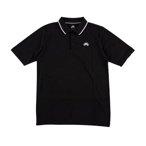 Polo Shirt (Black/White)