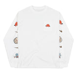 Pocket Long Sleeve Tee (White)