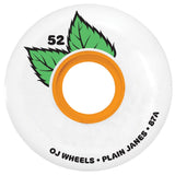 52mm Plain Jane Keyframe 87a Wheels (White)