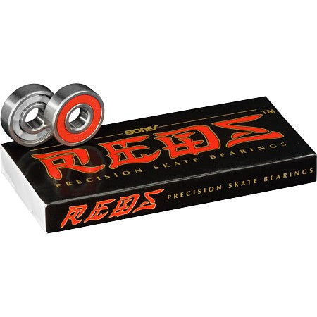 Bones - Reds Skateboard Bearings Pk of 8