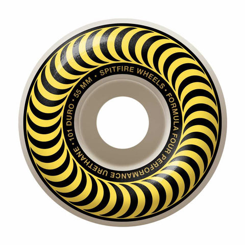 55mm  99a Formula Four Classics (Yellow) Wheels