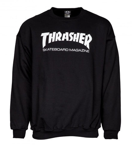 Skate Mag Logo Crew (Black)