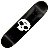 Single Skull 8.0 Deck (Black/White)